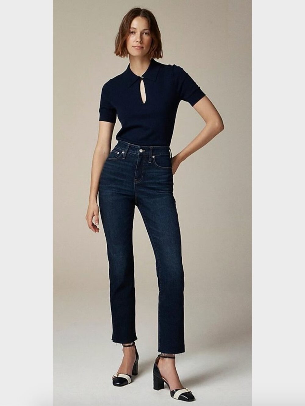 J. Crew Curvy High-Rise Kickout Jean - Size 32